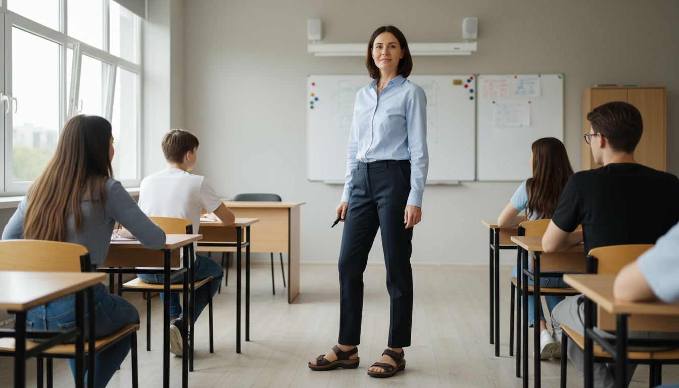 The Footwear Teachers Trust for All-Day Classroom Comfort