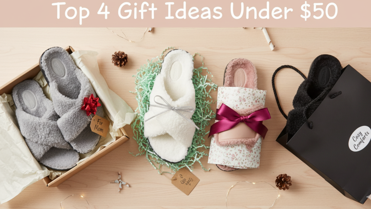 Top 4 Gift Ideas Under $50 | Cozy Footwear for Her