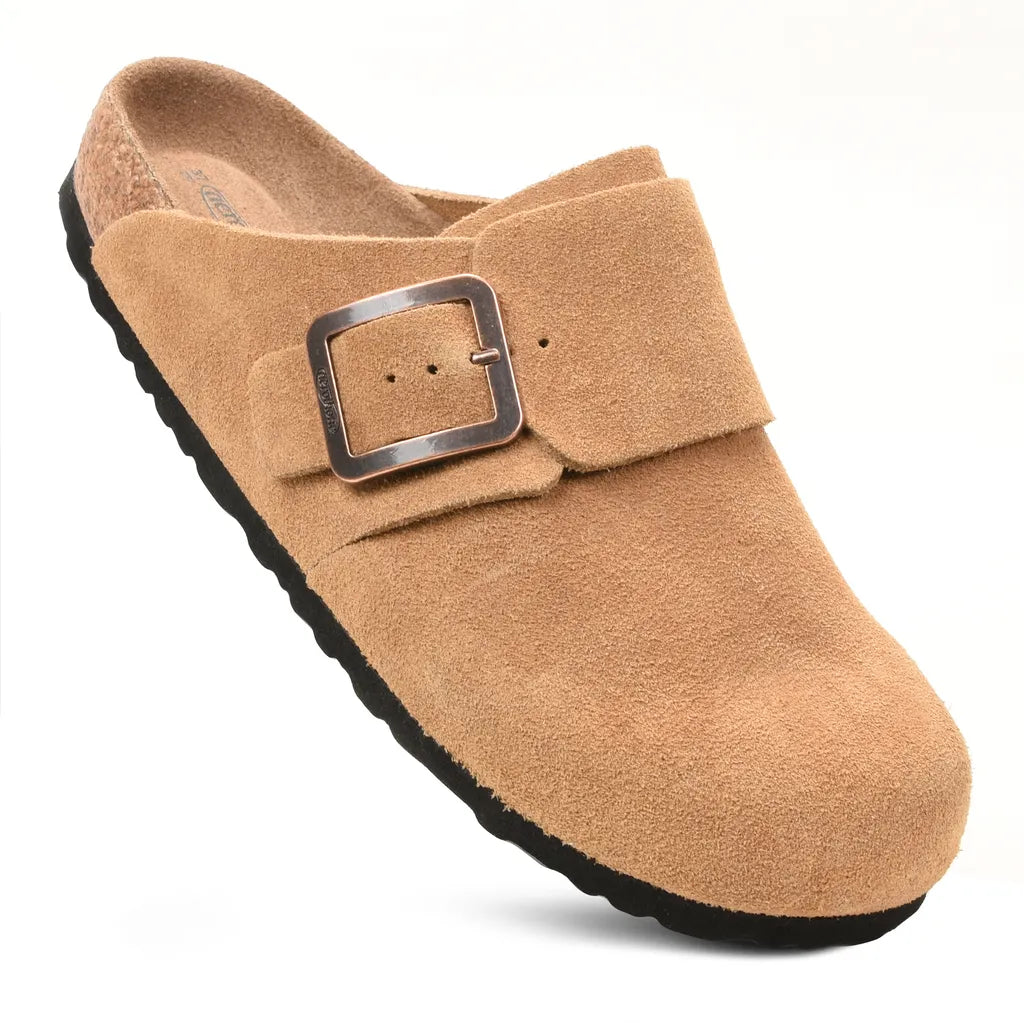 Atlas Leather Clogs for Women with Arch Support – Aerothotic