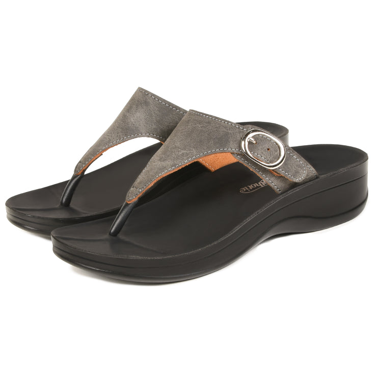 Aerothotic - Shale Comfortable Arch Support Flip Flops for Women