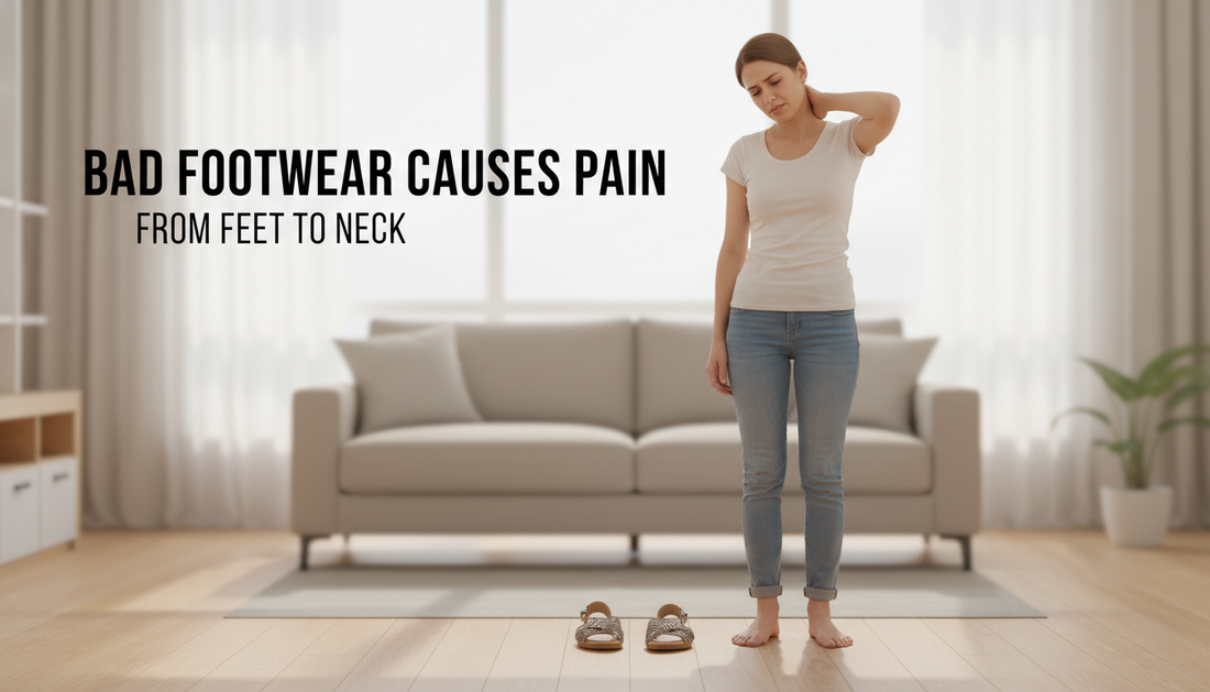How Bad Footwear Causes Pain From Feet to Neck