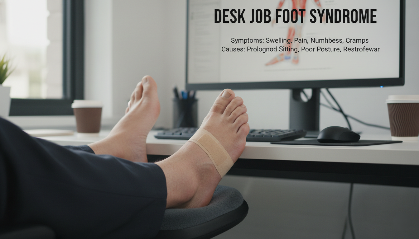 Jobber Foot Desk Job Foot Syndrome: Hidden Pain & Prevention Tips – Aerothotic