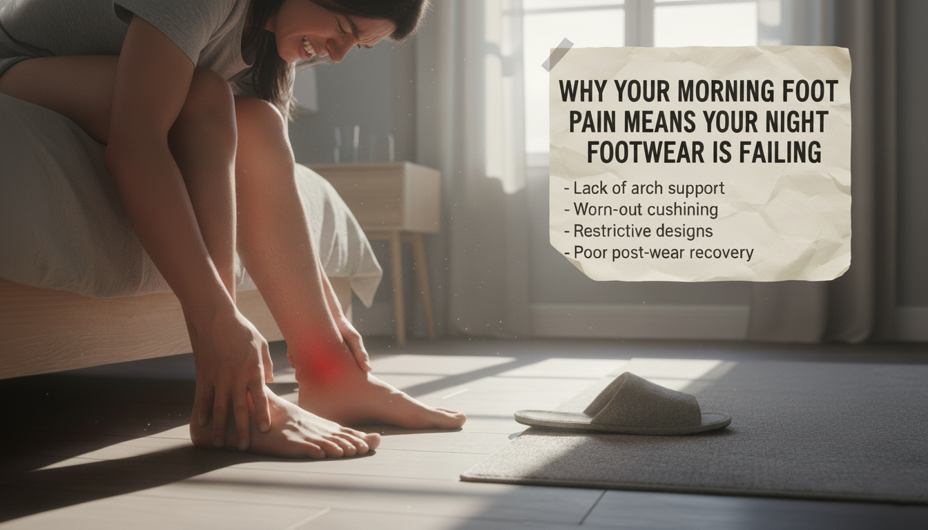 Why Your Morning Foot Pain Means Your Night Footwear Is Failing