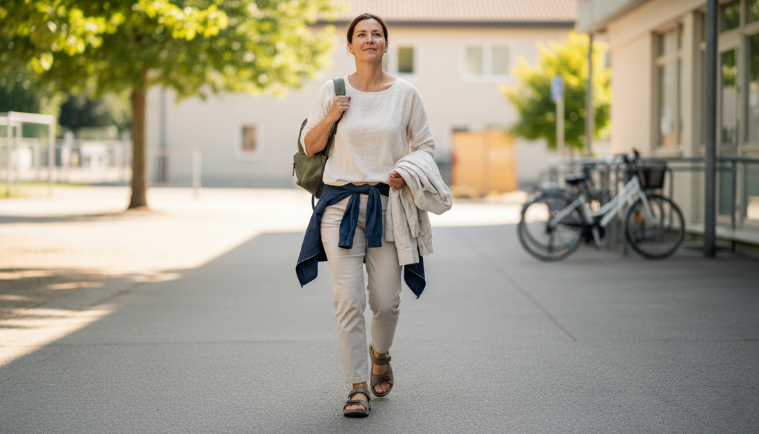 Busy Moms on Their Feet All Day: Choosing the Right Sandal