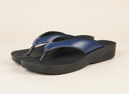 Collection image showcasing pair of Aerothotic navy sandals for women