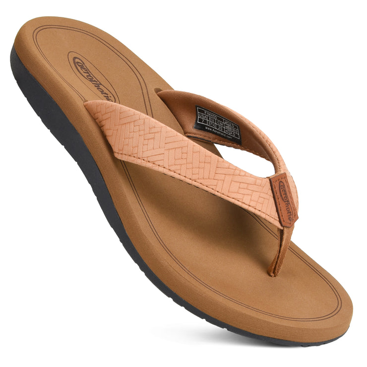 AEROTHOTIC - Solace Arch Support Orthotic Lightweight Cushioning Flip Flops for Women