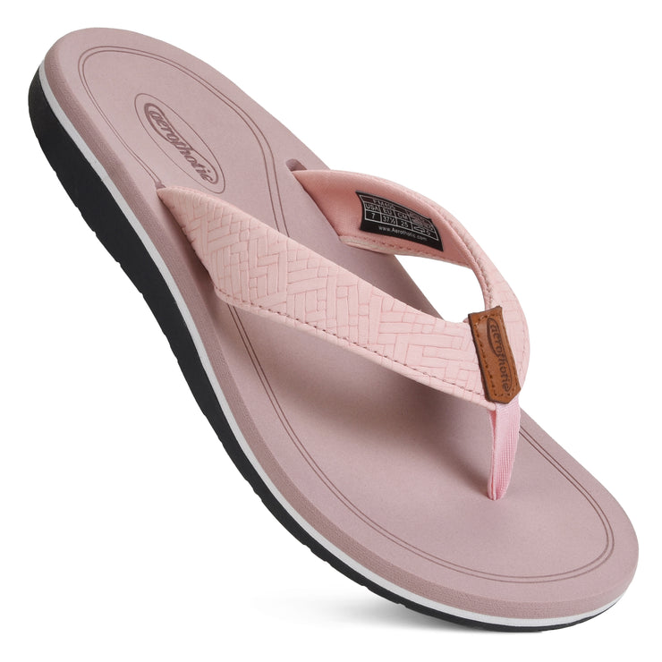 AEROTHOTIC - Solace Arch Support Orthotic Lightweight Cushioning Flip Flops for Women