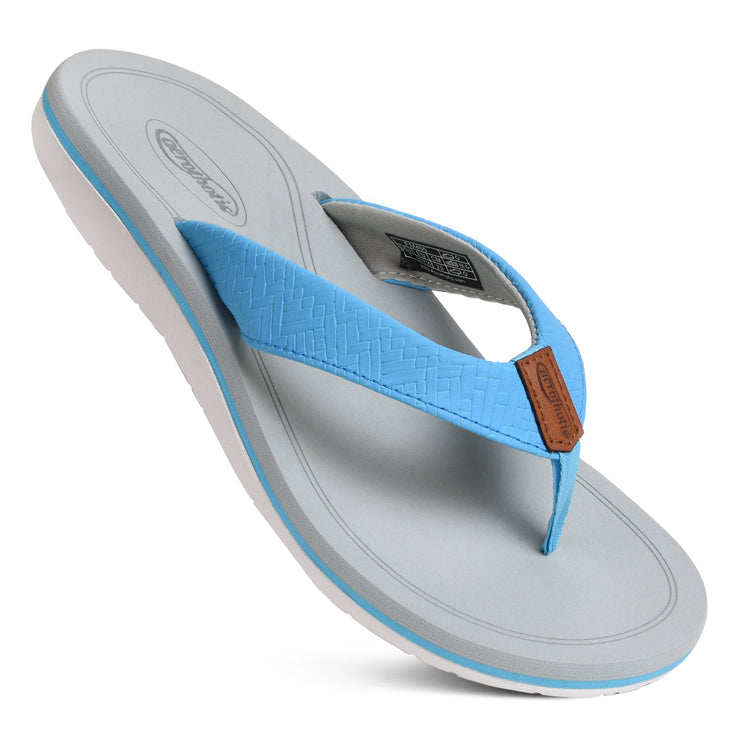 AEROTHOTIC - Solace Arch Support Orthotic Lightweight Cushioning Flip Flops for Women