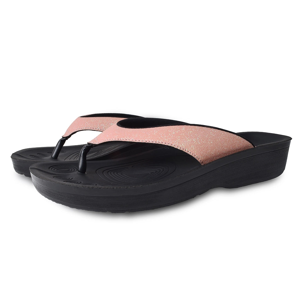 Crystal Mist Comfortable Flip Flops with Arch Support