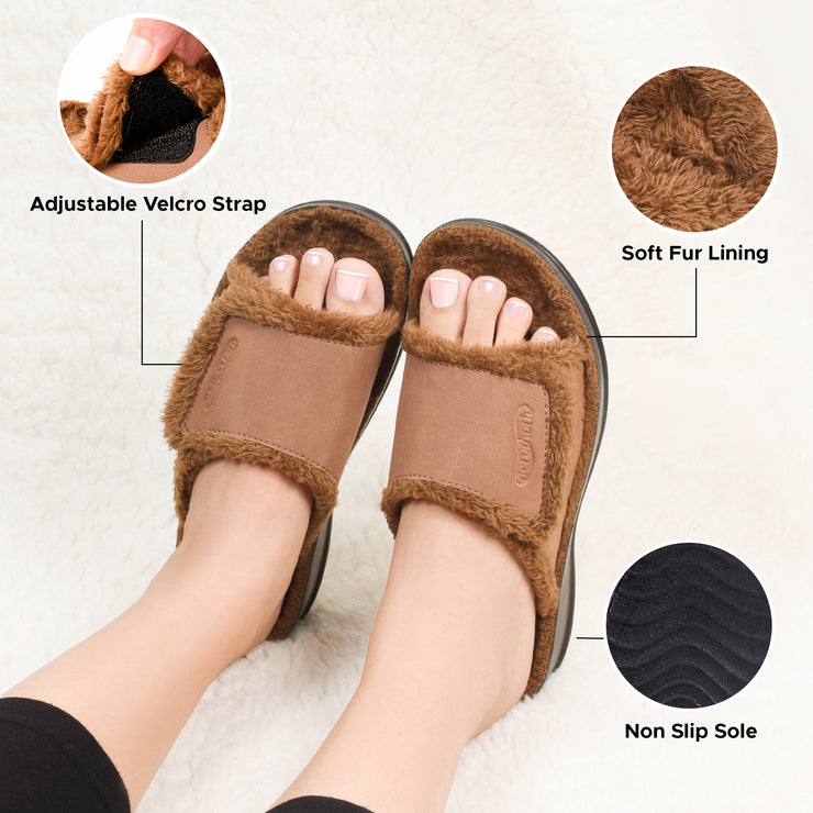 Aerothotic - Hadley Cozy Faux Fur Slipper