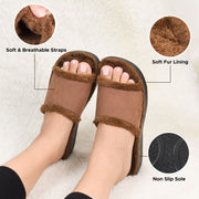 Aerothotic - Aspen Fuzzy Strap Women's Slipper