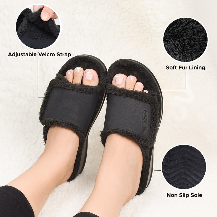 Aerothotic - Hadley Cozy Faux Fur Slipper