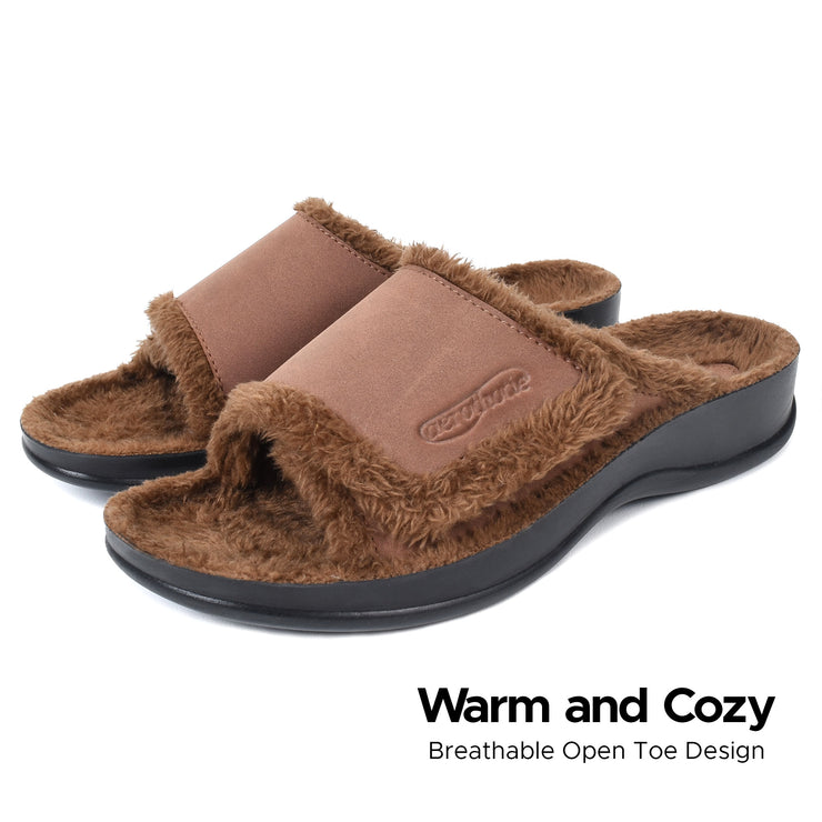 Aerothotic - Hadley Cozy Faux Fur Slipper