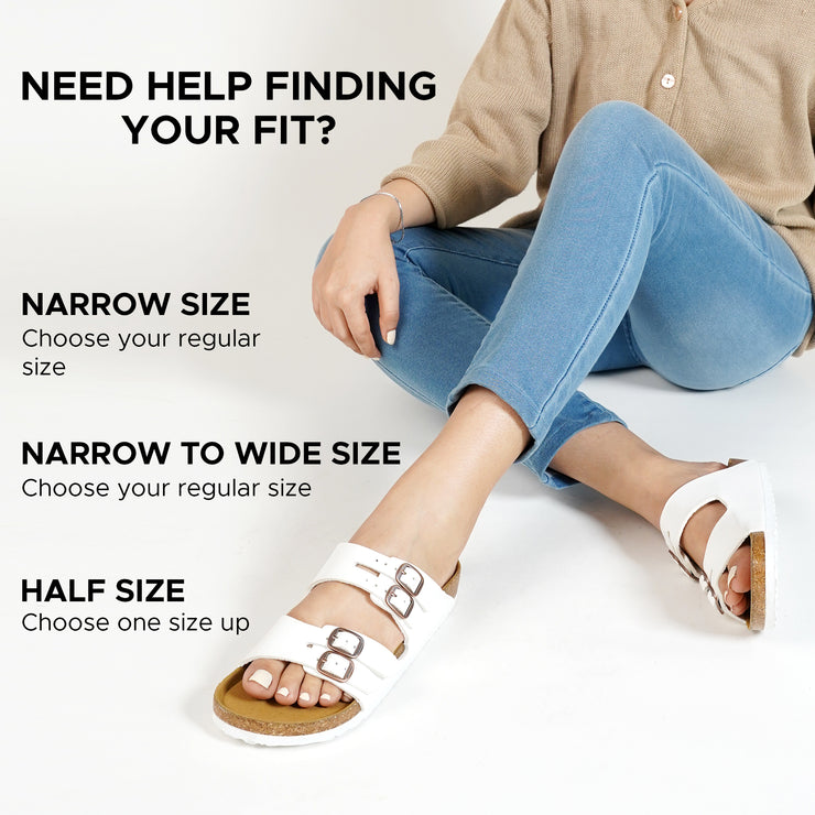 AEROTHOTIC - Willow Footbed Double Straps with Adjustable Buckle Slip on For Women