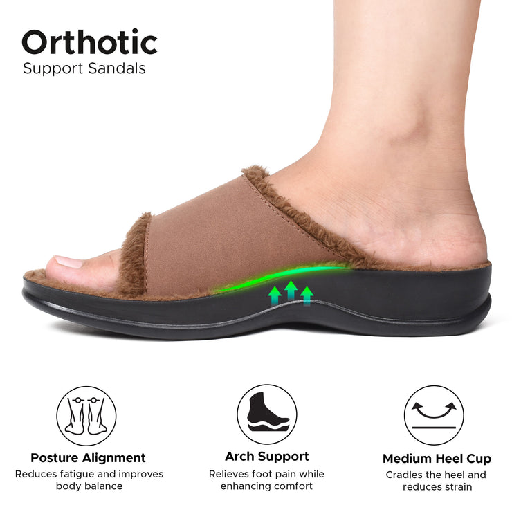 Aerothotic - Hadley Cozy Faux Fur Slipper