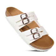AEROTHOTIC - Willow Footbed Double Straps with Adjustable Buckle Slip on For Women