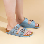 AEROTHOTIC - Willow Footbed Double Straps with Adjustable Buckle Slip on For Women