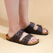 AEROTHOTIC - Willow Footbed Double Straps with Adjustable Buckle Slip on For Women