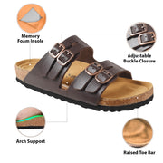 AEROTHOTIC - Willow Footbed Double Straps with Adjustable Buckle Slip on For Women