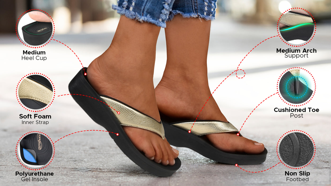 Aerothotic Comfortable Flip Flops & Sandals for Women