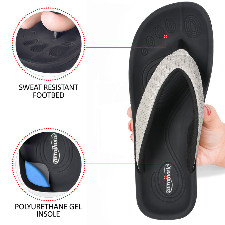 Aerothotic - Dune Comfortable Arch Support Women’s Flip Flops