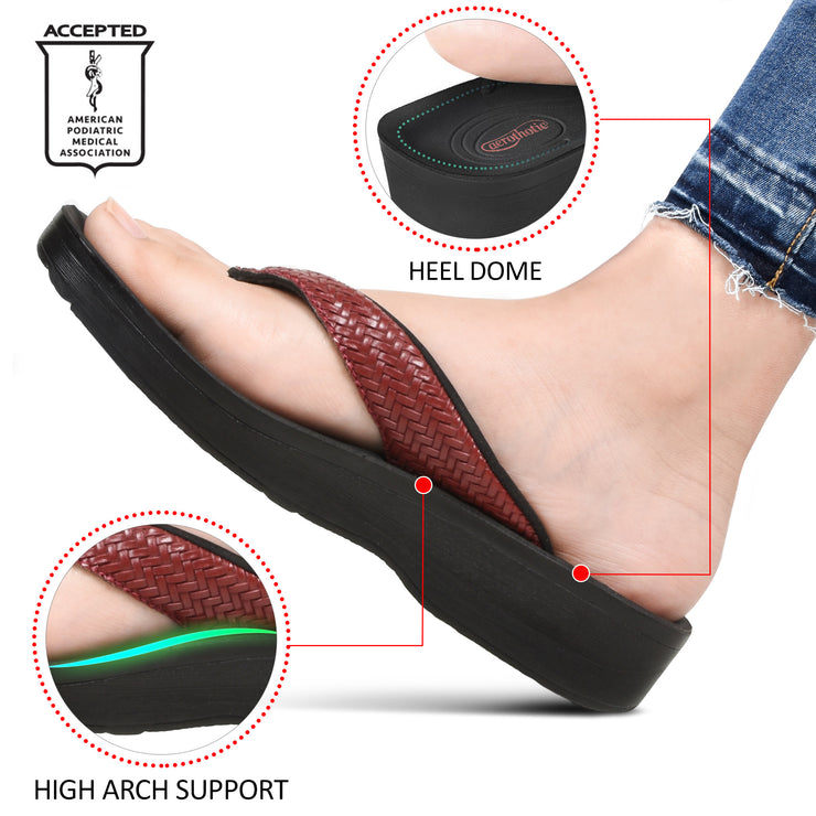 Aerothotic - Dune Comfortable Arch Support Women’s Flip Flops