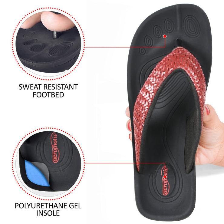 Aerothotic - Dune Comfortable Arch Support Women’s Flip Flops