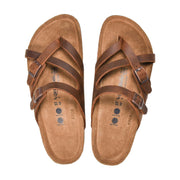 Aerothotic - Zivah Women Criss Cross Leather Strappy Sandals