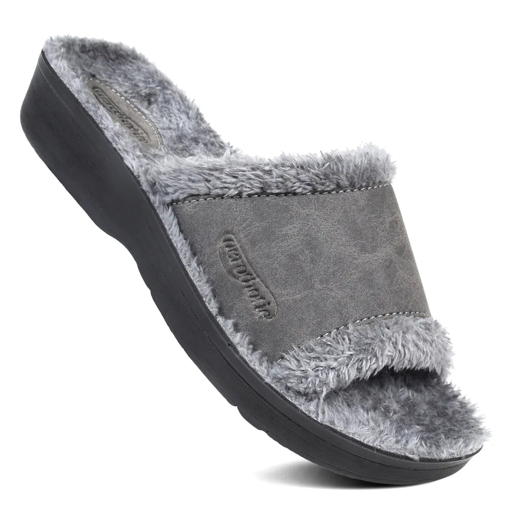 Aspen Fuzzy Strap Women's Slipper