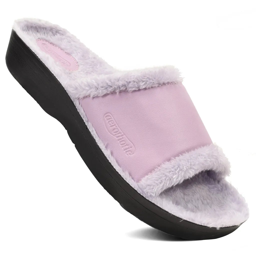 Aspen Fuzzy Strap Women's Slipper