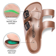 Aerothotic - Arcus Women’s Comfort EVA Beach Slide Sandals-Footwear - Aerothotic: Original Orthotic Comfort Sandals