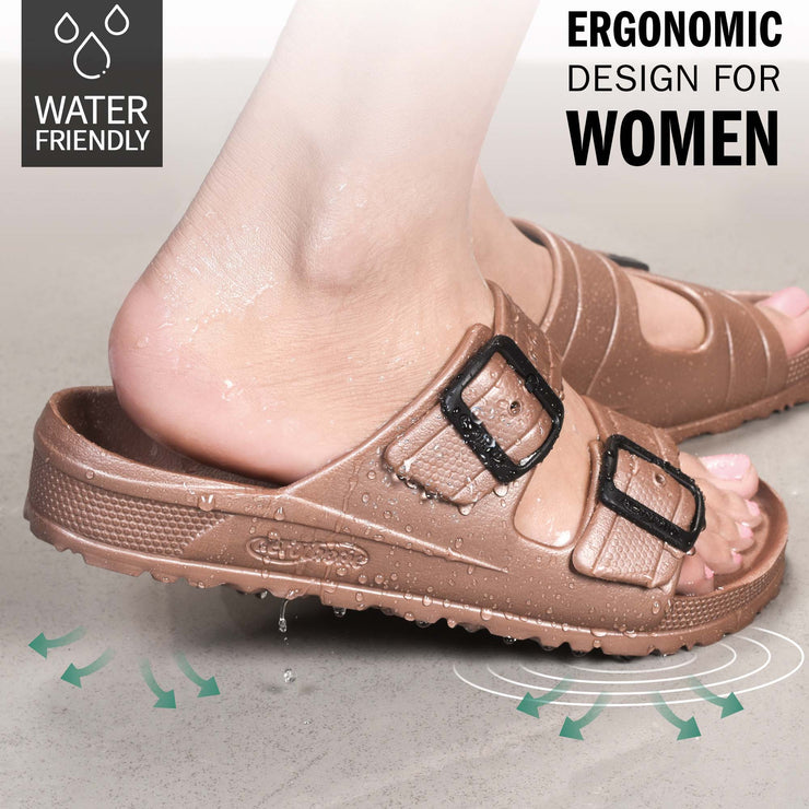 Aerothotic - Arcus Women’s Comfort EVA Beach Slide Sandals-Footwear - Aerothotic: Original Orthotic Comfort Sandals