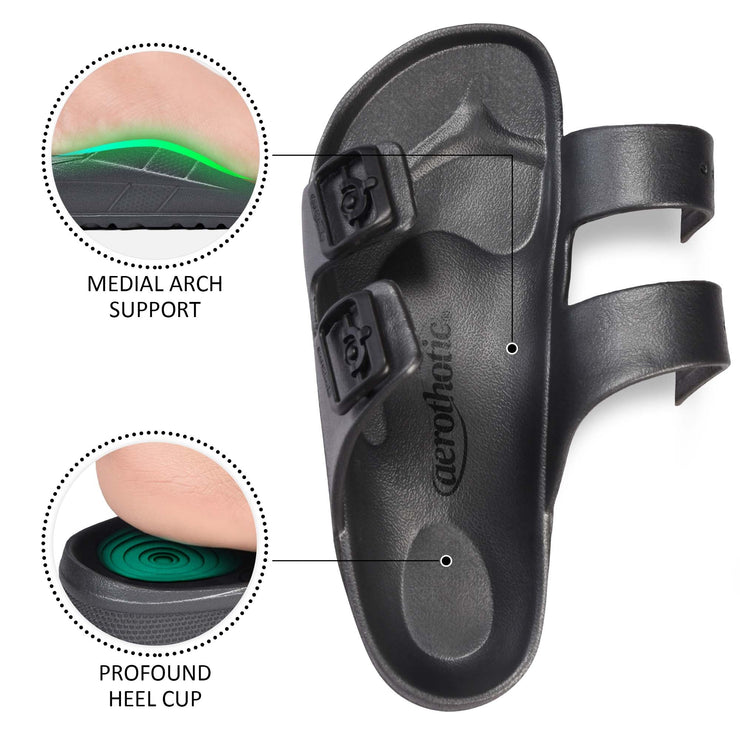 Aerothotic - Arcus Women’s Comfort EVA Beach Slide Sandals-Footwear - Aerothotic: Original Orthotic Comfort Sandals