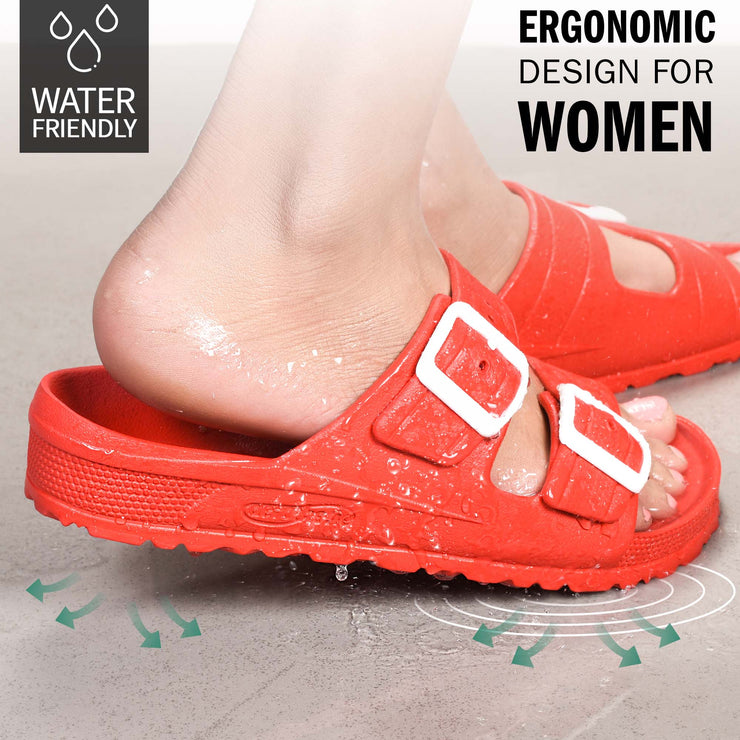 Aerothotic - Arcus Women’s Comfort EVA Beach Slide Sandals-Footwear - Aerothotic: Original Orthotic Comfort Sandals
