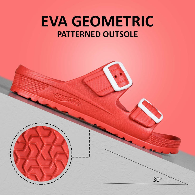 Aerothotic - Arcus Women’s Comfort EVA Beach Slide Sandals-Footwear - Aerothotic: Original Orthotic Comfort Sandals