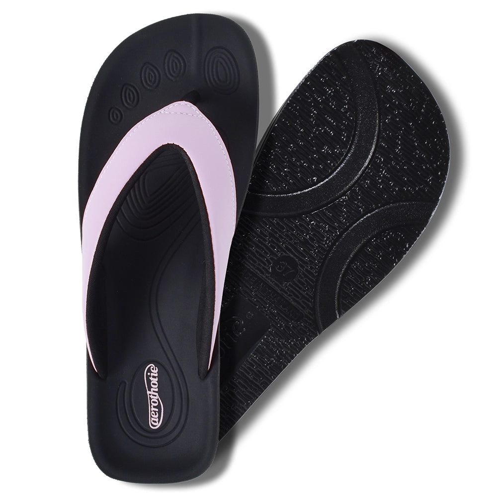 Black flip-flop with pink arch support arch support sandals for women
womens sandals with arch support