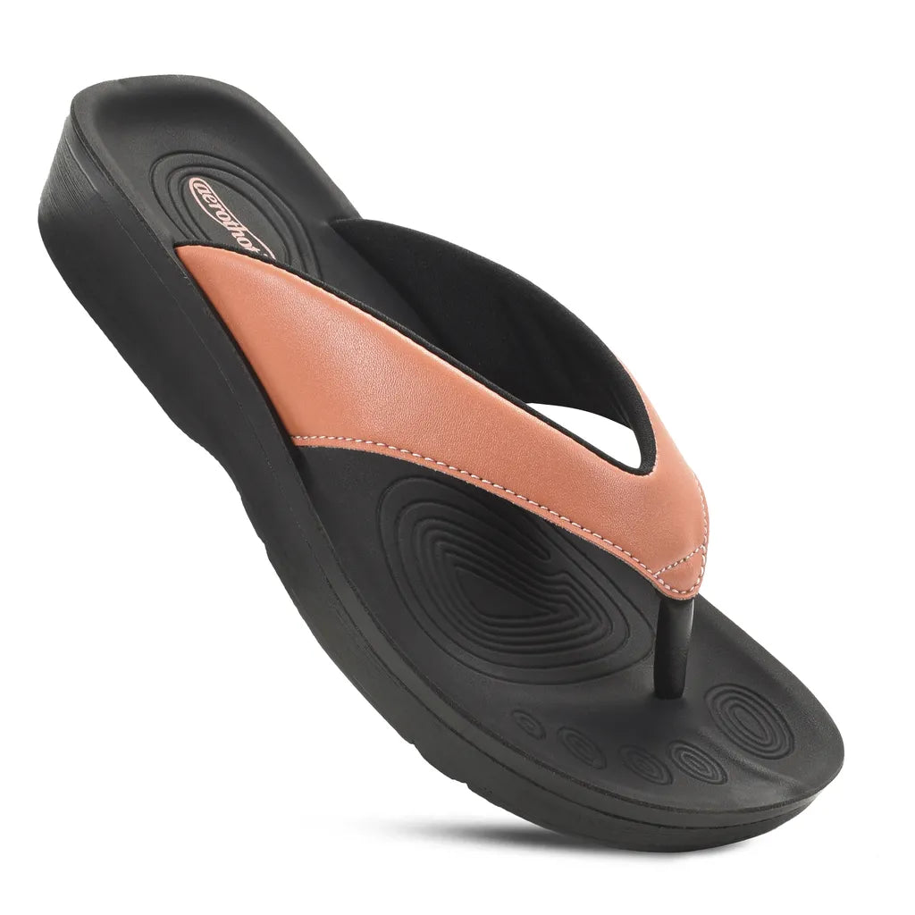 Flumen Arch Support Flip Flops Sandals