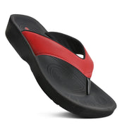 Black and red sandal 
red flip flops
red flip flops womens