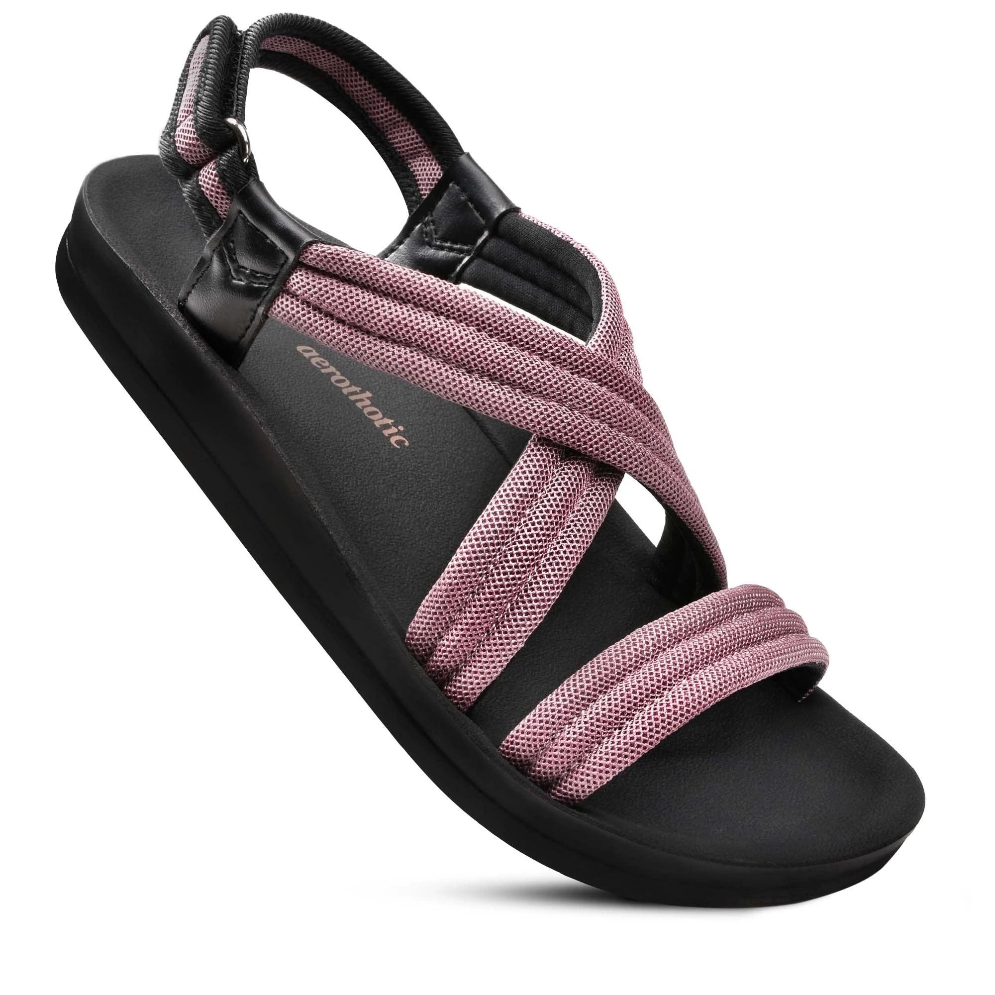 Hadal backstrap sandal with adjustable velcro heel strap
