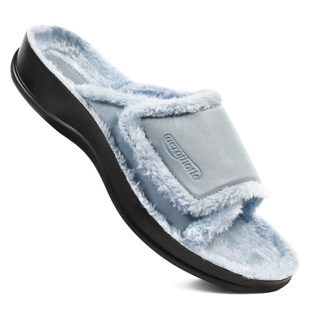 Hadley Cozy Faux Fur Slipper