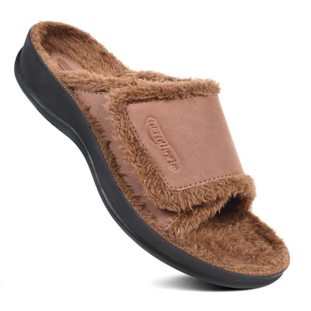 Hadley Cozy Faux Fur Slipper