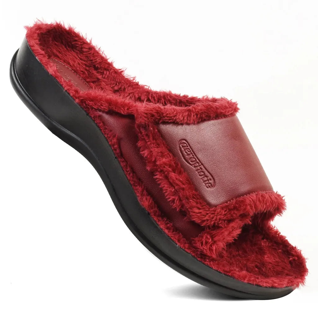 Hadley Cozy Faux Fur Slipper