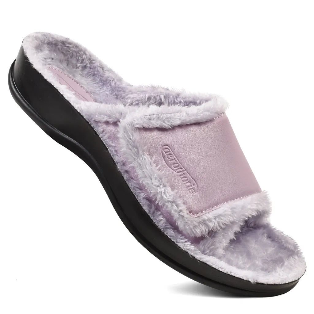 Hadley Cozy Faux Fur Slipper