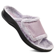 Hadley Cozy Faux Fur Slipper