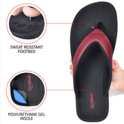 Aerothotic - Matt Gloss Women's Orthotic Comfortable Flip-Flops Sandal