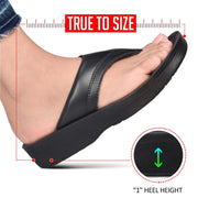 Aerothotic - Ostrya Black Thong Sandals Women7
