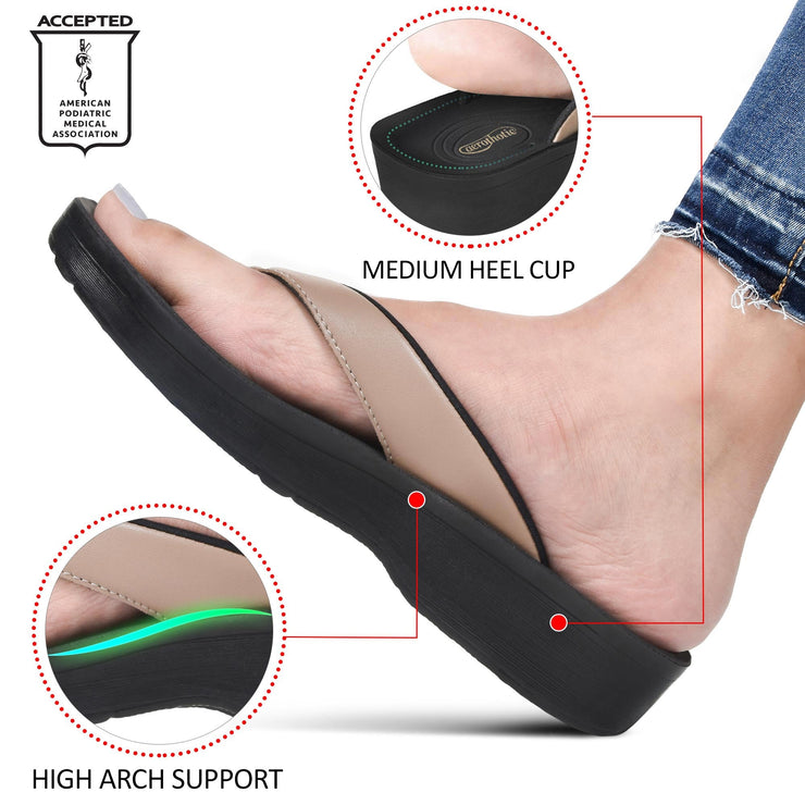 Aerothotic - Flumen Comfortable Arch Support Thong Sandals for Women