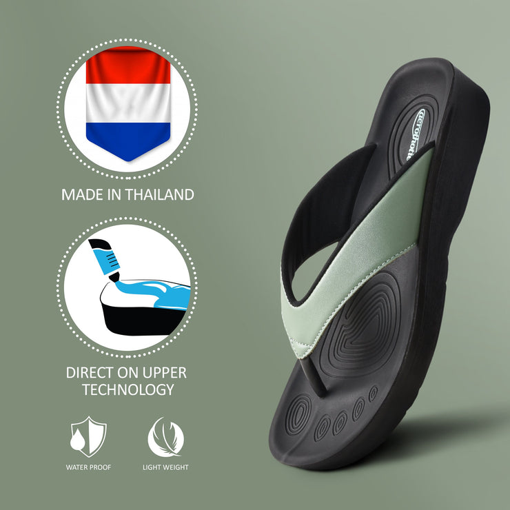 Aerothotic - Flumen Comfortable Arch Support Thong Sandals for Women