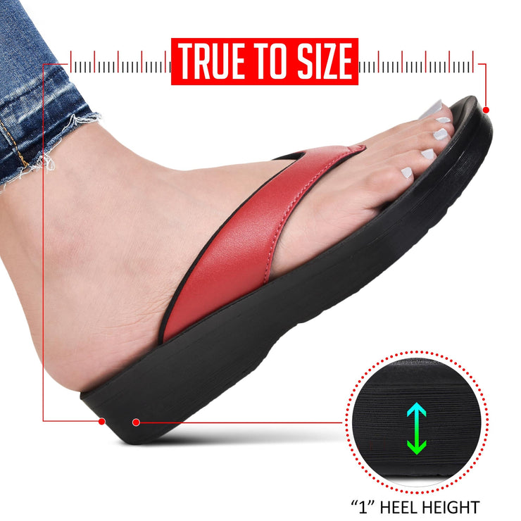 Aerothotic - Flumen Comfortable Arch Support Thong Sandals for Women