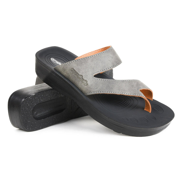 Aerothotic Odal Split Toe Women Arch Support Sandals Brown 9